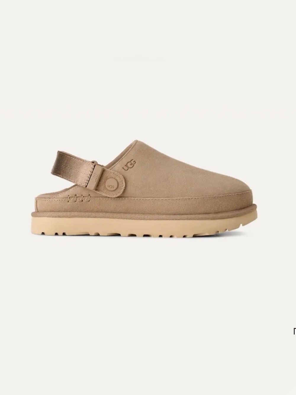 UGG Goldenstar Clog Shoe, size EU 38, color: sand, women’s - Picture 5 of 9